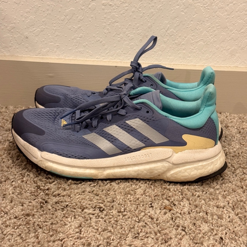 Adidas Navy and Aqua‎ Sneakers